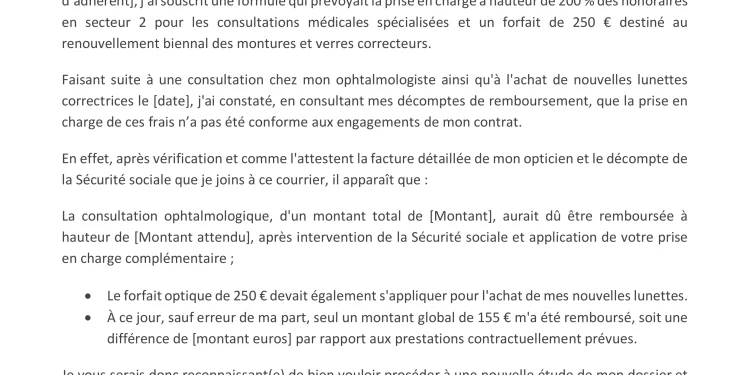 Mutuelles santé 2026 : Comment rédiger un courrier efficace pour obtenir un remboursement après la hausse illégale des cotisations